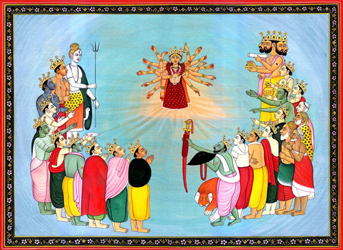 Information of these nine nights and ten days, nine forms of Shakti/Devi are worshiped.   The tenth day is commonly referred to as Vijayadashami or "Dussehra."